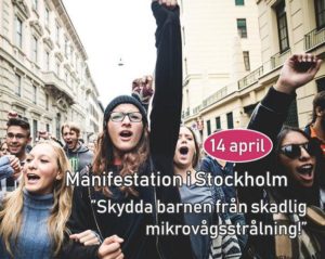 Läs mer om artikeln Manifestation i Stockholm den 14 april – skydda barnen från skadlig mikrovågsstrålning