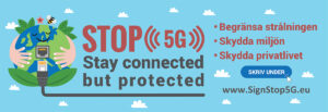Läs mer om artikeln Europeiskt medborgarinitiativ med namninsamling för att stoppa 5G – Skriv under nu!