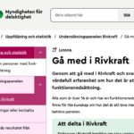 Säg din mening om hur det är att leva med EHS genom enkäter från Rivkraft